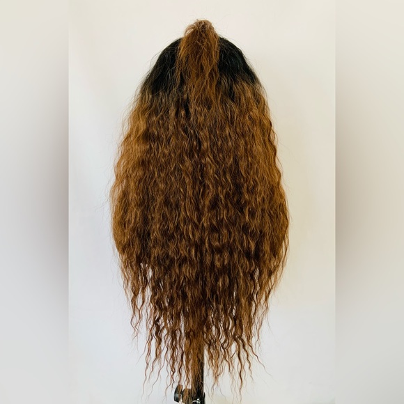 26” Ombre Brown 13x4 Lace Front Wig - Curling/Flat Iron Safe - Picture 14 of 14